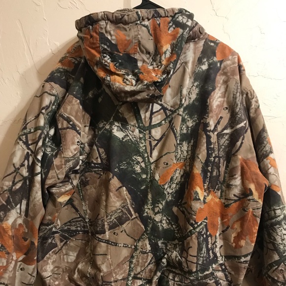SET Outfitters Ridge Mens Camo Coat Large, Wrangler Matching Camo Jeans 34/32 - Picture 9 of 15